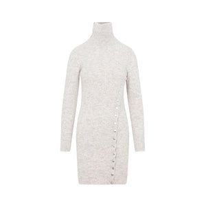 ISABEL MARANT Cozy Nude Knit Dress for Women | FW23 Collection