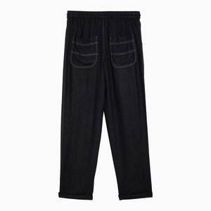 ISABEL MARANT ETOILE ÉCRU Silk Trousers for Women - SS24 Collection