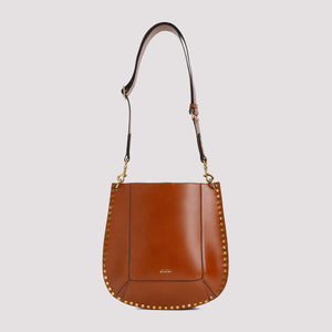 ISABEL MARANT Brown Leather Shoulder Bag for Women in SS24 Collection