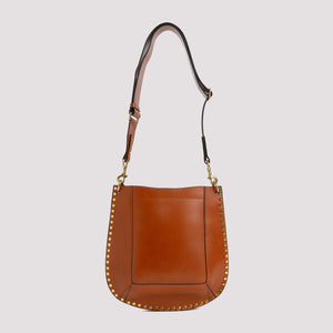 ISABEL MARANT Brown Leather Shoulder Bag for Women in SS24 Collection