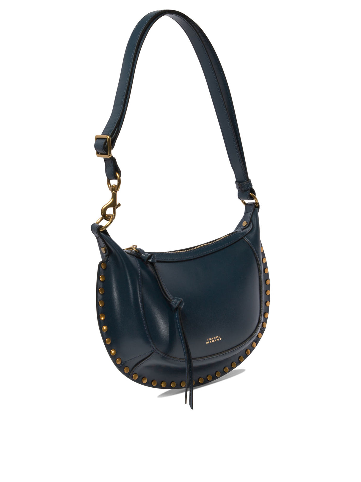 ISABEL MARANT Mini Oskan Moon Leather Shoulder Bag