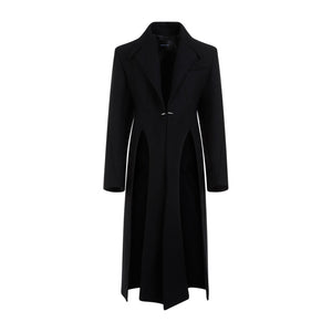 MUGLER Classic Black Wool Jacket for Women - FW23