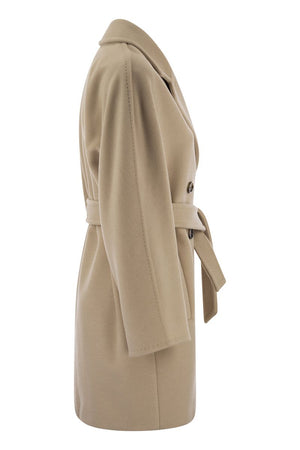MAX MARA Beige Wool and Cashmere Icon Jacket for Women - Oversized Fit