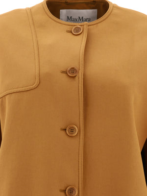 MAX MARA 2024 Spring/Summer Outer Coat for Women in Beige