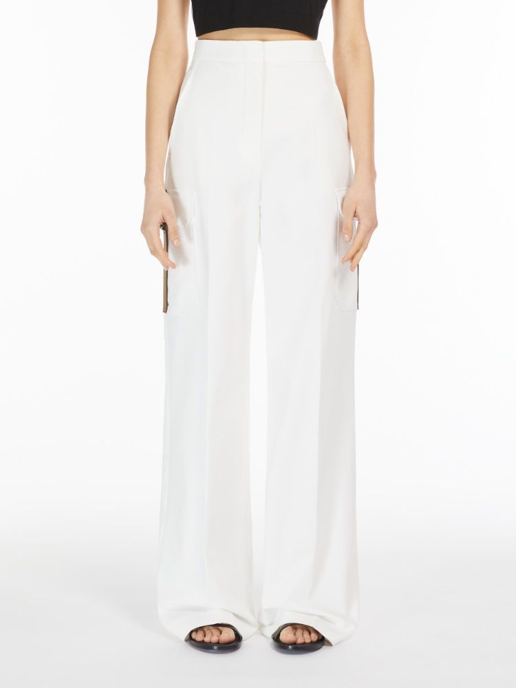 MAX MARA White Long Trousers for Women