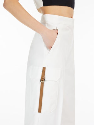 MAX MARA White Long Trousers for Women