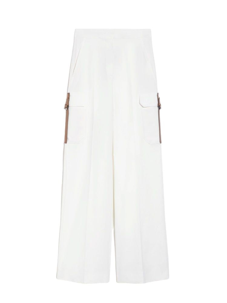 MAX MARA White Long Trousers for Women