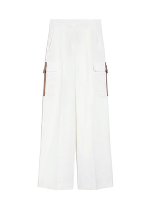 MAX MARA White Long Trousers for Women