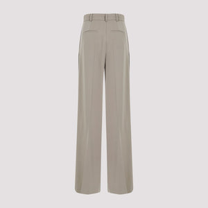 MAX MARA Nude & Neutrals Wool Wide Leg Pants for Women