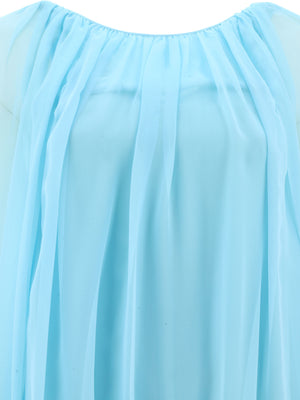 MAX MARA PIANOFORTE Blue Mid Skirt for Women from the 24SS Collection