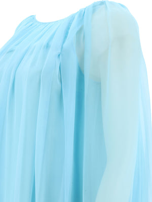 MAX MARA PIANOFORTE Blue Mid Skirt for Women from the 24SS Collection