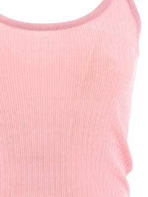 MAX MARA Ribbed Silk Tank Top for Women