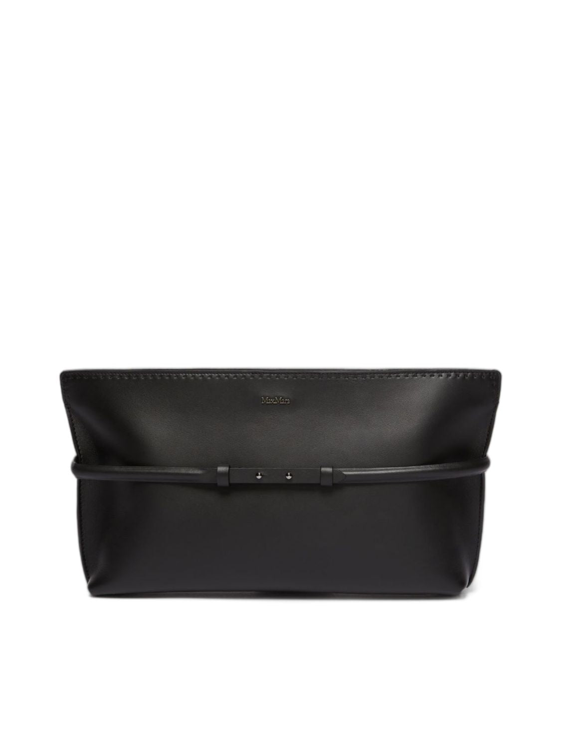 MAX MARA Elegant Black Leather Handbag for Women - Perfect for Any Occasion