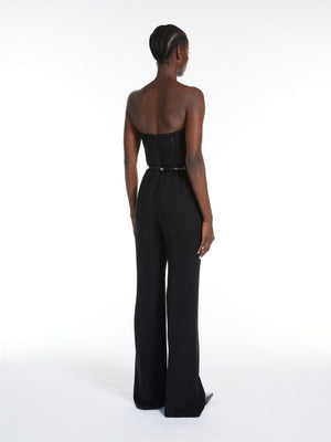 MAX MARA Striking 24SS Women's Black Jumpsuit - Perfect for Any Occasion!