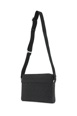 FERRAGAMO Elegant Leather Crossbody Bag with Gancini Detail