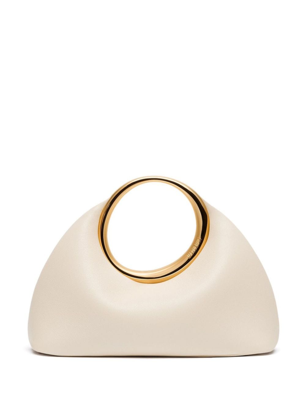 JACQUEMUS Structured Mini Leather Clutch