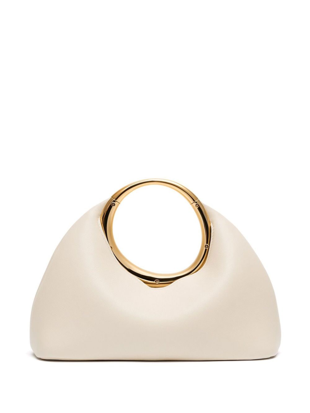 JACQUEMUS Structured Mini Leather Clutch