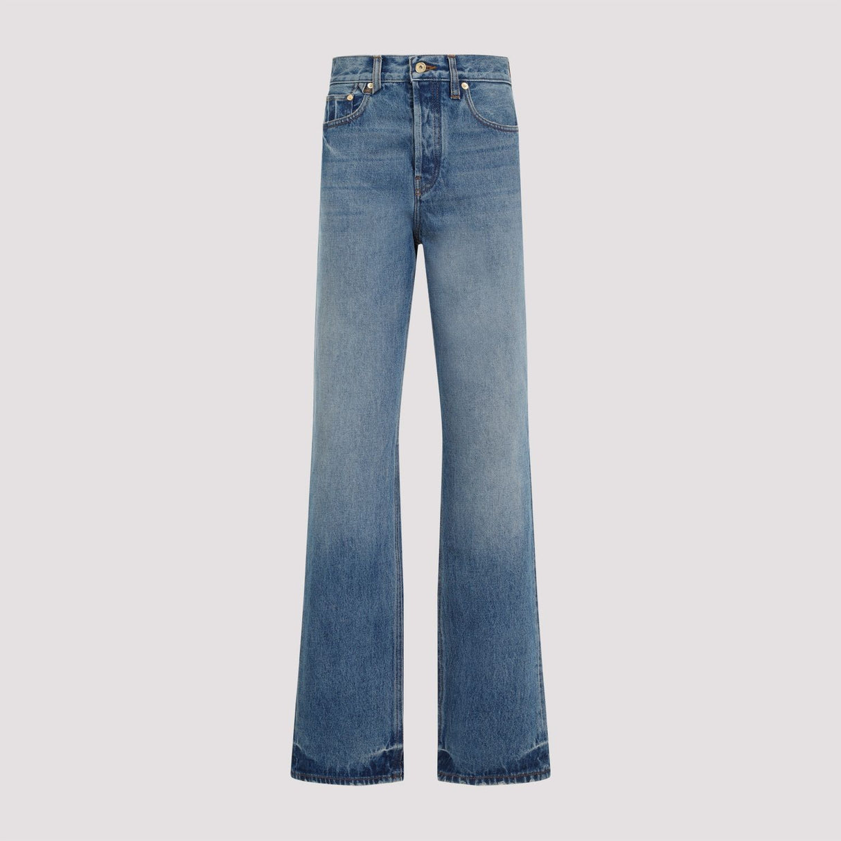 JACQUEMUS Classic Blue Straight Fit Jeans