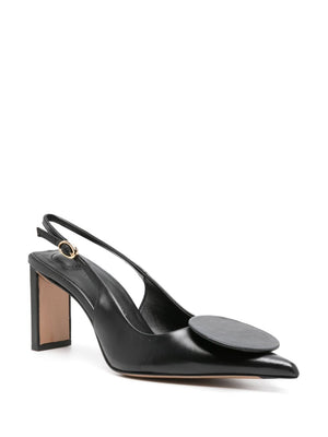 JACQUEMUS Elegant Slingback Pumps with Block Heel