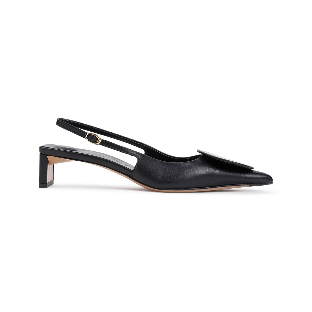 Giày Cao Gót Slingback Bít Đế 5cm