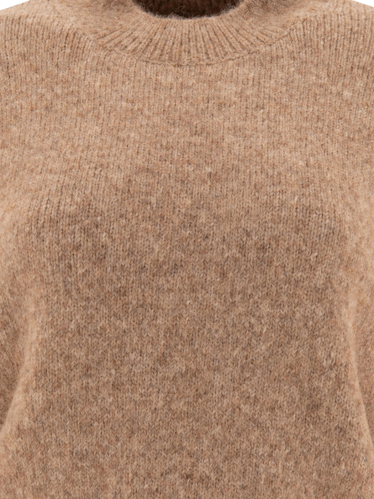 JACQUEMUS Classic Beige Long Sleeve Sweater