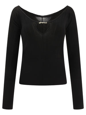 JACQUEMUS Chic Slim Fit Long Sleeve Top