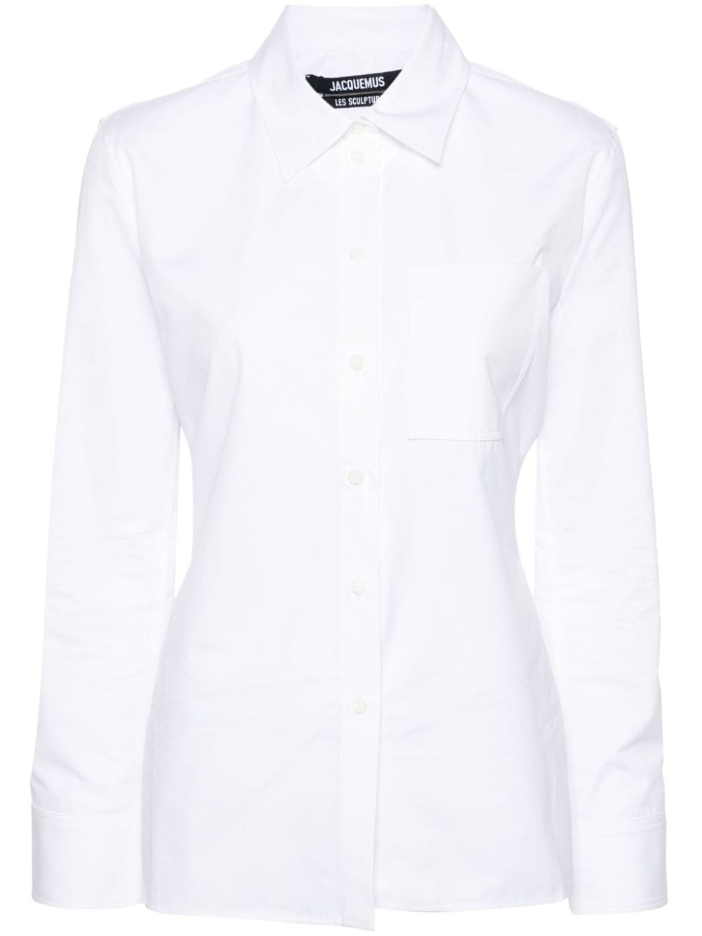 JACQUEMUS Classic White Cotton Shirt