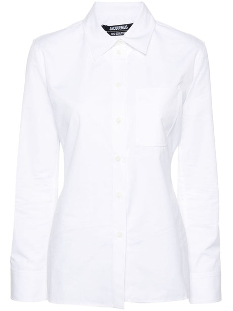 JACQUEMUS Classic White Cotton Shirt