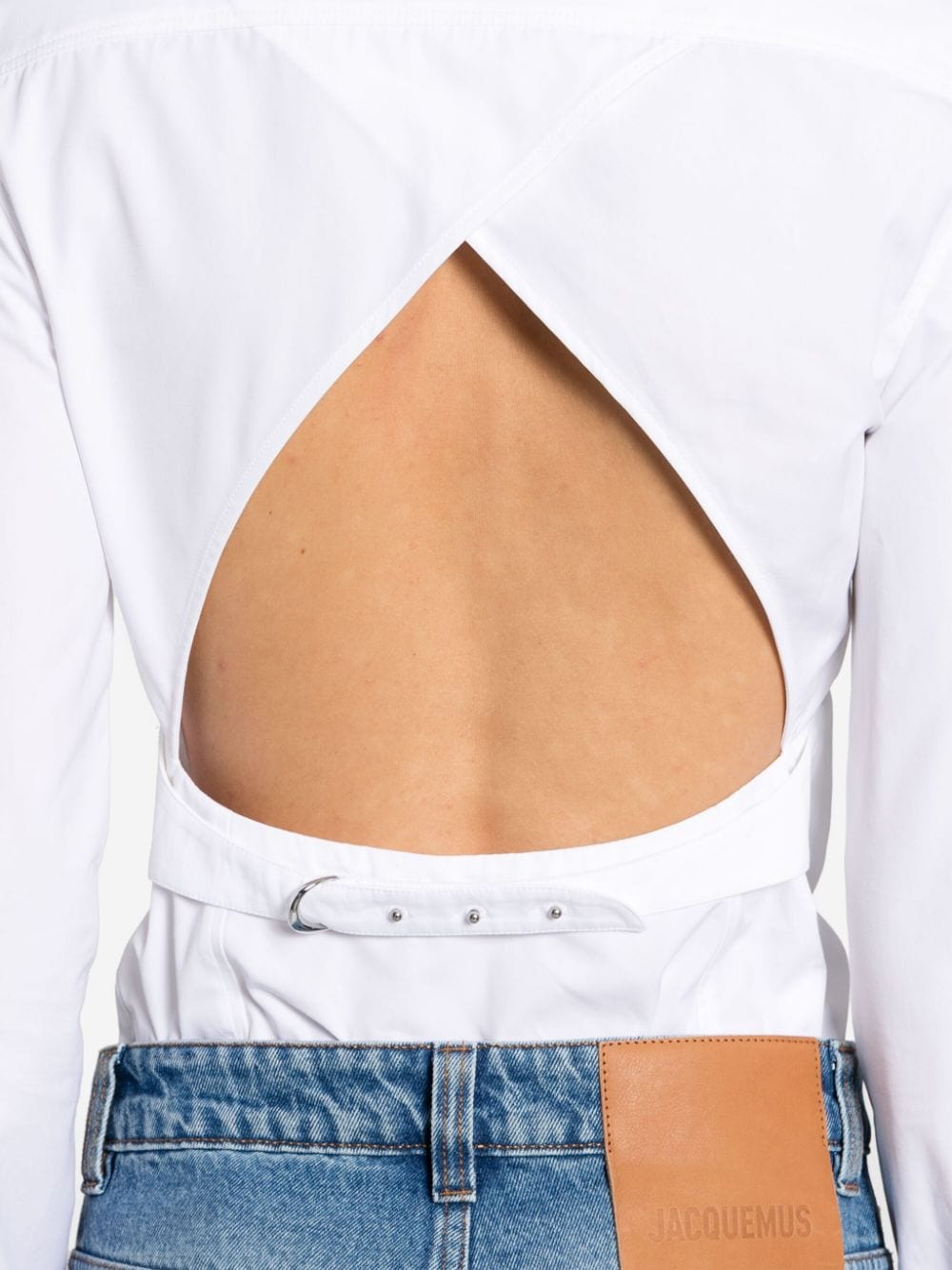 JACQUEMUS Classic White Cotton Shirt