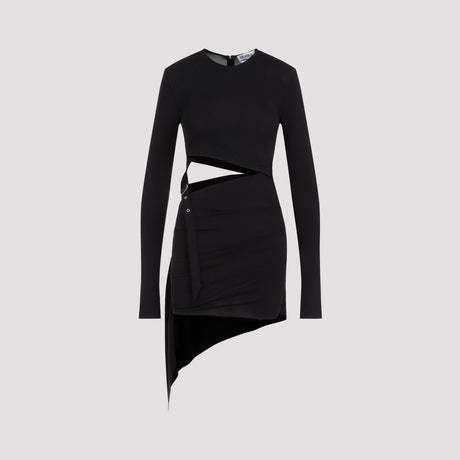 THE ATTICO Black Mini Dress for Women from SS24 Collection