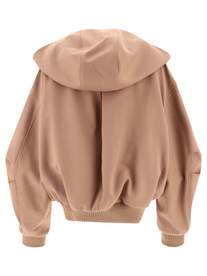 THE ATTICO Beige Oversized Bomber Jacket for Women - SS24 Collection