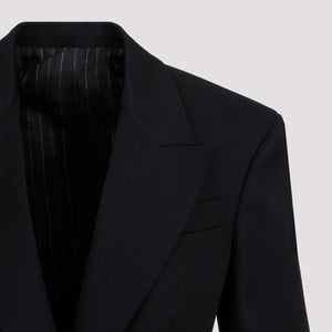 THE ATTICO Glen Wool Blazer