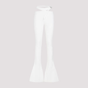 THE ATTICO White High-Waisted Pants for Women | SS24 Collection