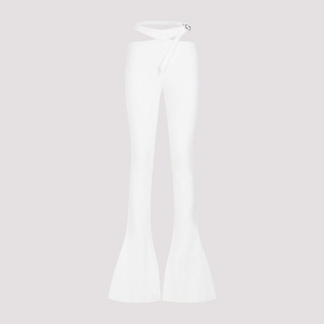 THE ATTICO White High-Waisted Pants for Women | SS24 Collection