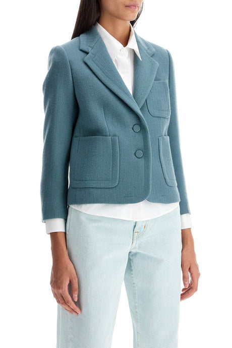 DRIES VAN NOTEN Tailored Short Wool Jacket for Women