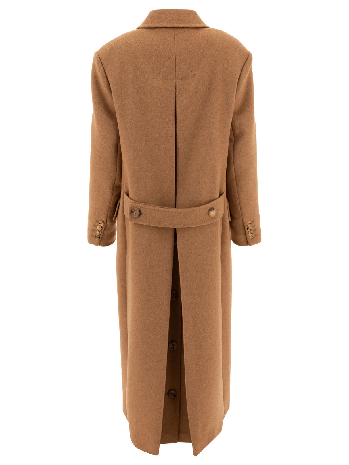 MAX MARA Double-Breasted Camel Jacket - Regular Fit