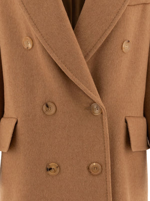 MAX MARA Double-Breasted Camel Jacket - Regular Fit