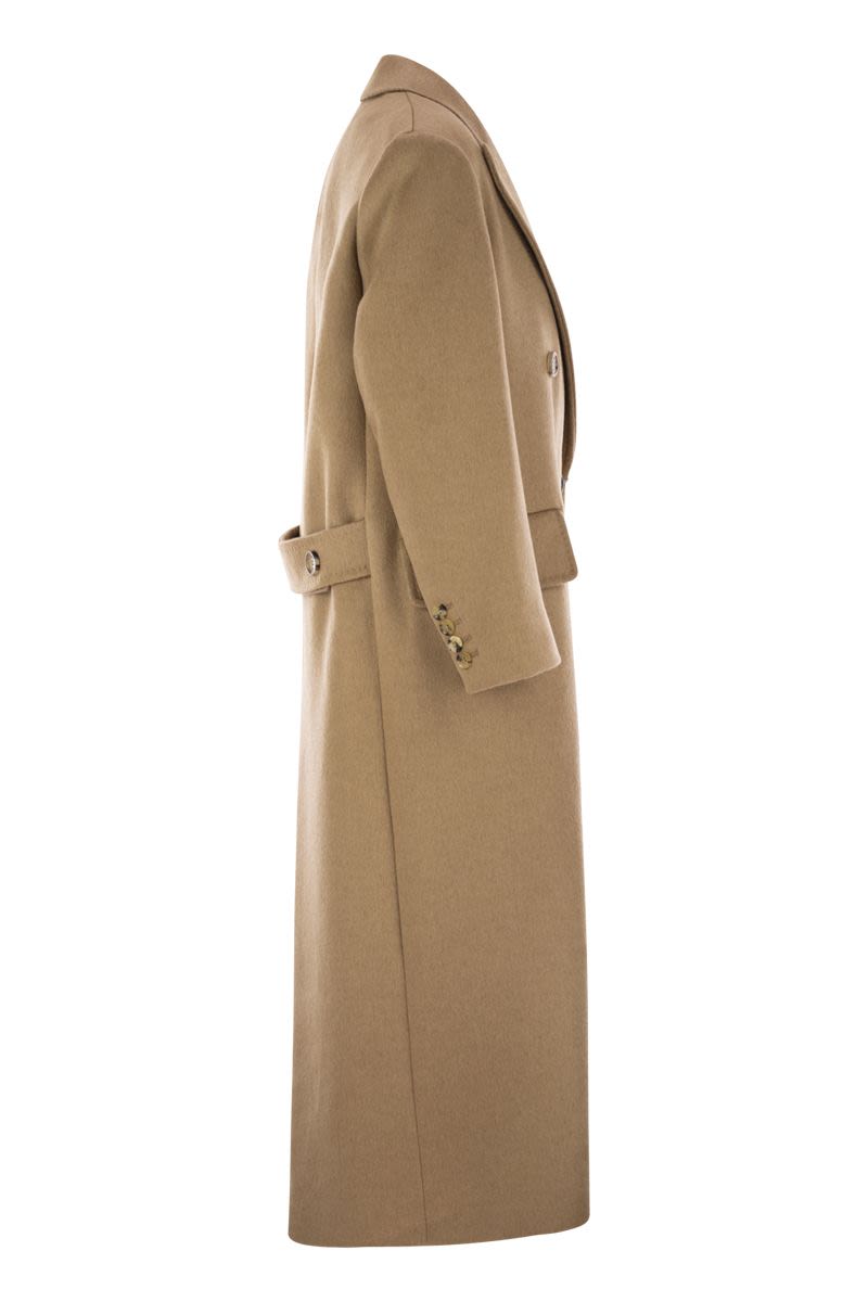 MAX MARA Double-Breasted Camel Outerwear Jacket