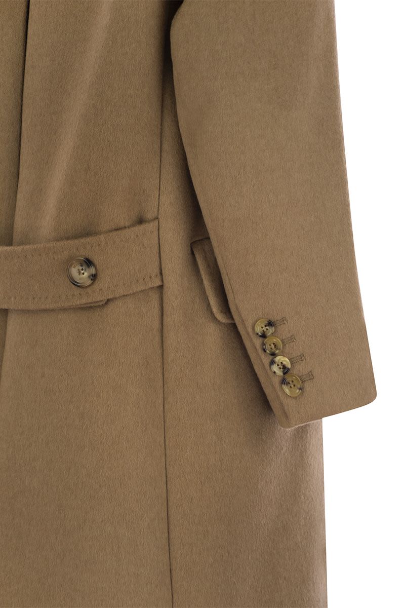 MAX MARA Double-Breasted Camel Outerwear Jacket