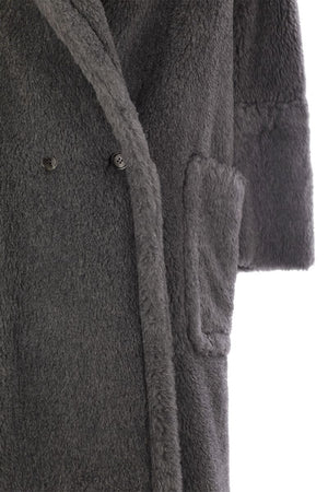 MAX MARA Oversized Teddy Wool and Alpaca Double-Breasted Jacket