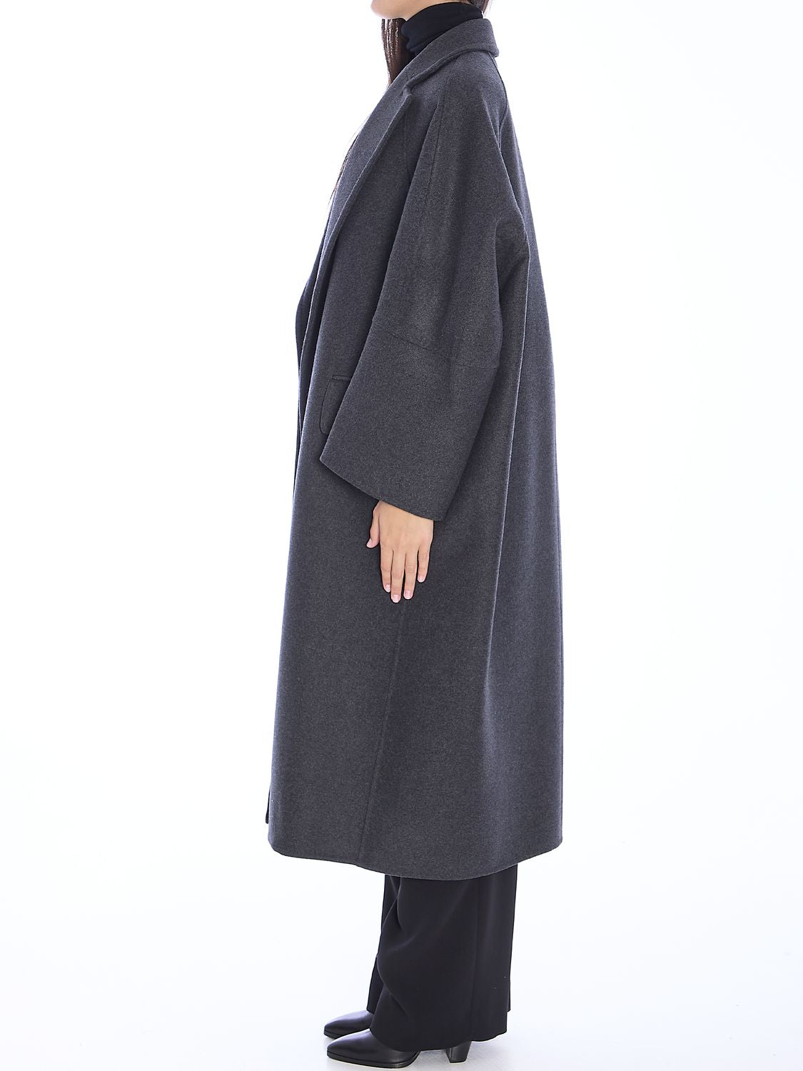 MAX MARA Oversized Jacket with Lapel Collar and Flap Pockets