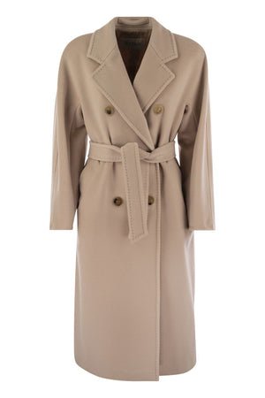 MAX MARA Elegant Oversized Wool-Cashmere Jacket with Kimono Sleeves