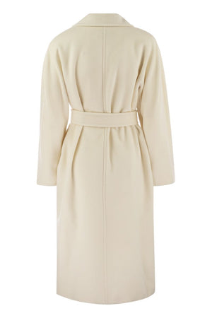 MAX MARA Elegant Oversized Wool-Cashmere Jacket with Kimono Sleeves