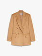 MAX MARA Elegant Camel Outerwear Jacket for Women - Fall/Winter 2024