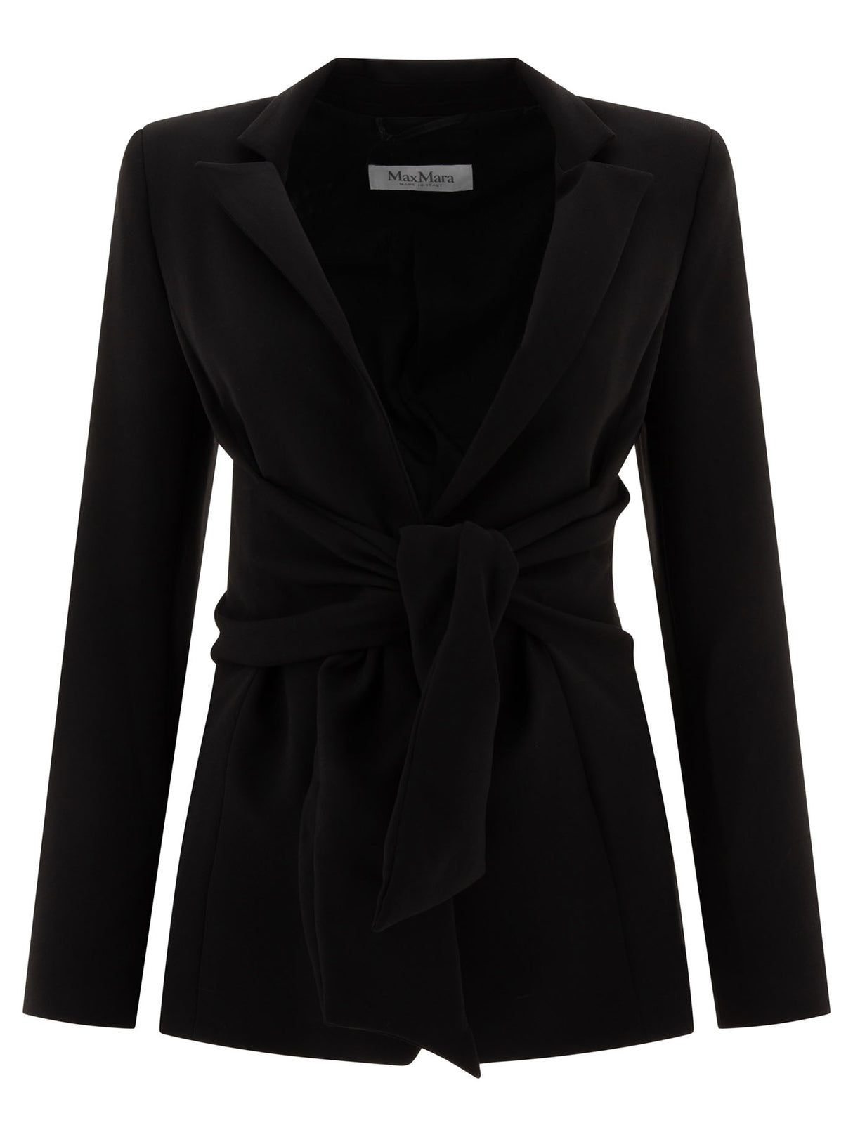 MAX MARA Elegant Cady Jacket with Sash