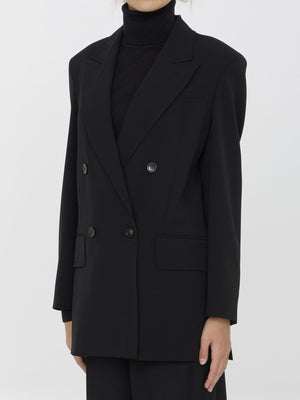 MAX MARA Elegant Double-Breasted Wool Jacket for Women