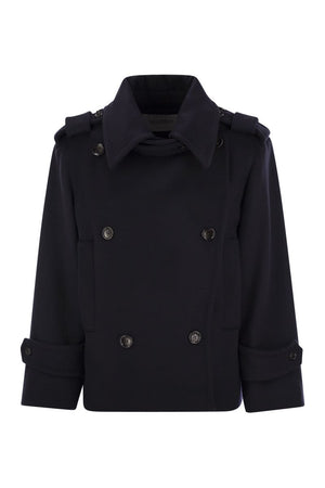 MAX MARA Oversized Wool and Cashmere Trench Jacket