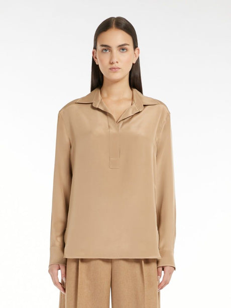 MAX MARA Silk Long Sleeve Shirt for Women