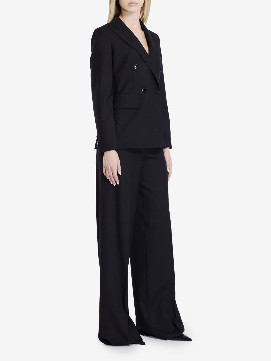 MAX MARA Pleated Palazzo Trousers for Women - Regular Fit