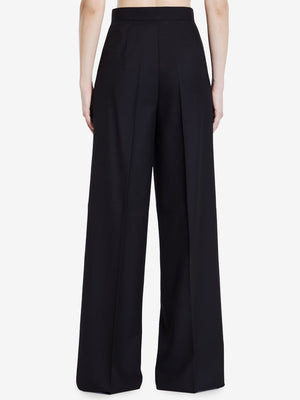 MAX MARA Pleated Palazzo Trousers for Women - Regular Fit